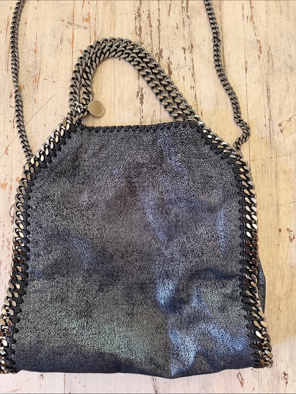 Stella McCartney Falabella in Blue Metallic